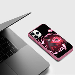Чехол iPhone 11 Pro матовый Hollow Knight, цвет: 3D-малиновый — фото 2