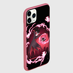 Чехол iPhone 11 Pro матовый Hollow Knight, цвет: 3D-малиновый — фото 2