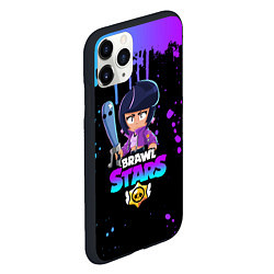 Чехол iPhone 11 Pro матовый BRAWL STARS BIBI, цвет: 3D-черный — фото 2