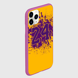 Чехол iPhone 11 Pro матовый Kobe Bryant, цвет: 3D-фиолетовый — фото 2