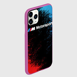 Чехол iPhone 11 Pro матовый БМВ Мотоспорт, цвет: 3D-фиолетовый — фото 2