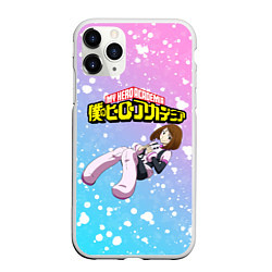 Чехол iPhone 11 Pro матовый MY HERO ACADEMIA, цвет: 3D-белый