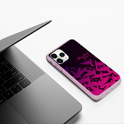 Чехол iPhone 11 Pro матовый Three Days Grace, цвет: 3D-розовый — фото 2