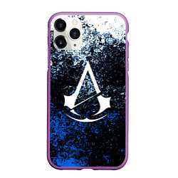 Чехол iPhone 11 Pro матовый ASSASSINS CREED, цвет: 3D-фиолетовый