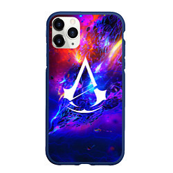 Чехол iPhone 11 Pro матовый ASSASSINS CREED, цвет: 3D-тёмно-синий