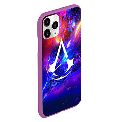 Чехол iPhone 11 Pro матовый ASSASSINS CREED, цвет: 3D-фиолетовый — фото 2