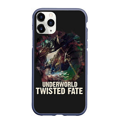 Чехол iPhone 11 Pro матовый Twisted Fate, цвет: 3D-серый