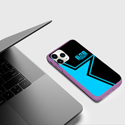 Чехол iPhone 11 Pro матовый ВДВ, цвет: 3D-фиолетовый — фото 2