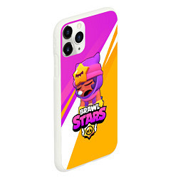 Чехол iPhone 11 Pro матовый Brawl stars Sandy, цвет: 3D-белый — фото 2