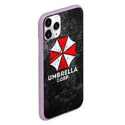 Чехол iPhone 11 Pro матовый UMBRELLA CORP, цвет: 3D-сиреневый — фото 2