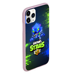 Чехол iPhone 11 Pro матовый Brawl Stars Werewolf Leon, цвет: 3D-розовый — фото 2