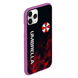 Чехол iPhone 11 Pro матовый UMBRELLA CORP, цвет: 3D-фиолетовый — фото 2