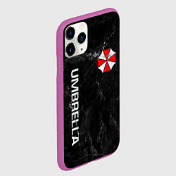 Чехол iPhone 11 Pro матовый UMBRELLA CORP, цвет: 3D-фиолетовый — фото 2