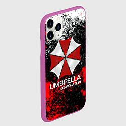 Чехол iPhone 11 Pro матовый UMBRELLA CORP, цвет: 3D-фиолетовый — фото 2
