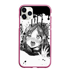 Чехол iPhone 11 Pro матовый АХЕГАО, цвет: 3D-малиновый