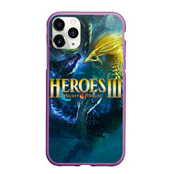 Чехол iPhone 11 Pro матовый Heroes of Might and Magic, цвет: 3D-фиолетовый