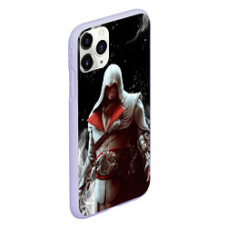 Чехол iPhone 11 Pro матовый ASSASSINS CREED, цвет: 3D-светло-сиреневый — фото 2