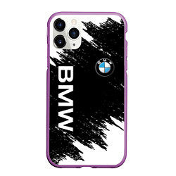 Чехол iPhone 11 Pro матовый BMW, цвет: 3D-фиолетовый