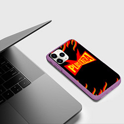 Чехол iPhone 11 Pro матовый My Hero Academia, цвет: 3D-фиолетовый — фото 2