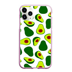 Чехол iPhone 11 Pro матовый Avokado, цвет: 3D-розовый