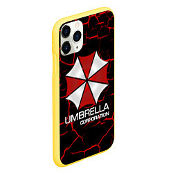 Чехол iPhone 11 Pro матовый UMBRELLA CORP, цвет: 3D-желтый — фото 2