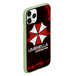 Чехол iPhone 11 Pro матовый UMBRELLA CORP, цвет: 3D-салатовый — фото 2