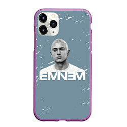 Чехол iPhone 11 Pro матовый EMINEM, цвет: 3D-фиолетовый