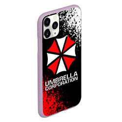 Чехол iPhone 11 Pro матовый UMBRELLA CORPORATION, цвет: 3D-сиреневый — фото 2