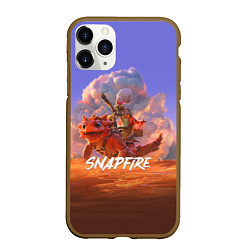 Чехол iPhone 11 Pro матовый Snapfire, цвет: 3D-коричневый