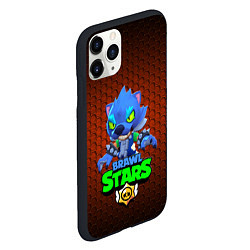 Чехол iPhone 11 Pro матовый Brawl stars, цвет: 3D-черный — фото 2