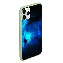 Чехол iPhone 11 Pro матовый КОСМОС STAR, цвет: 3D-салатовый — фото 2