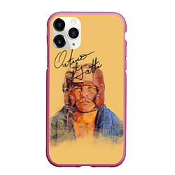 Чехол iPhone 11 Pro матовый Arturo Gatti, цвет: 3D-малиновый