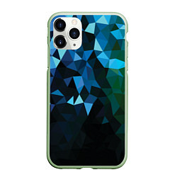 Чехол iPhone 11 Pro матовый Starfall, цвет: 3D-салатовый