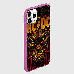 Чехол iPhone 11 Pro матовый ACDC, цвет: 3D-фиолетовый — фото 2