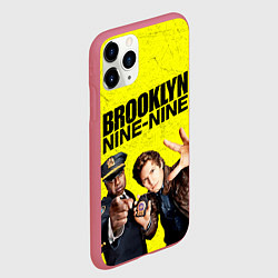Чехол iPhone 11 Pro матовый Brooklyn Nine-Nine, цвет: 3D-малиновый — фото 2