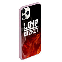 Чехол iPhone 11 Pro матовый LIMP BIZKIT, цвет: 3D-розовый — фото 2