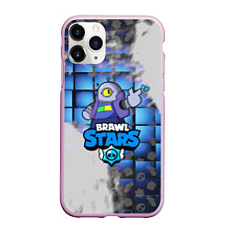 Чехол iPhone 11 Pro матовый BRAWL STARS:RICOCHET, цвет: 3D-розовый