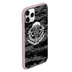 Чехол iPhone 11 Pro матовый ВДВ СССР, цвет: 3D-розовый — фото 2