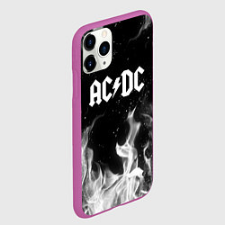 Чехол iPhone 11 Pro матовый AC DC, цвет: 3D-фиолетовый — фото 2