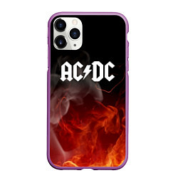 Чехол iPhone 11 Pro матовый AC DC