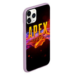 Чехол iPhone 11 Pro матовый APEX LEGENDS, цвет: 3D-сиреневый — фото 2