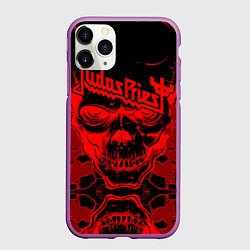 Чехол iPhone 11 Pro матовый Judas Priest, цвет: 3D-фиолетовый