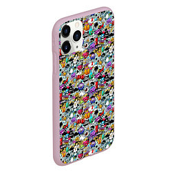 Чехол iPhone 11 Pro матовый Stickerboom, цвет: 3D-розовый — фото 2