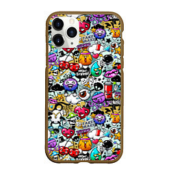 Чехол iPhone 11 Pro матовый Stickerboom