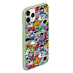Чехол iPhone 11 Pro матовый Stickerboom, цвет: 3D-салатовый — фото 2