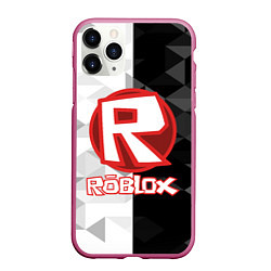 Чехол iPhone 11 Pro матовый ROBLOX, цвет: 3D-малиновый