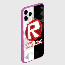 Чехол iPhone 11 Pro матовый ROBLOX, цвет: 3D-фиолетовый — фото 2