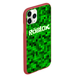 Чехол iPhone 11 Pro матовый Roblox, цвет: 3D-красный — фото 2