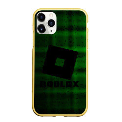 Чехол iPhone 11 Pro матовый Roblox, цвет: 3D-желтый