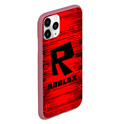 Чехол iPhone 11 Pro матовый Roblox, цвет: 3D-малиновый — фото 2